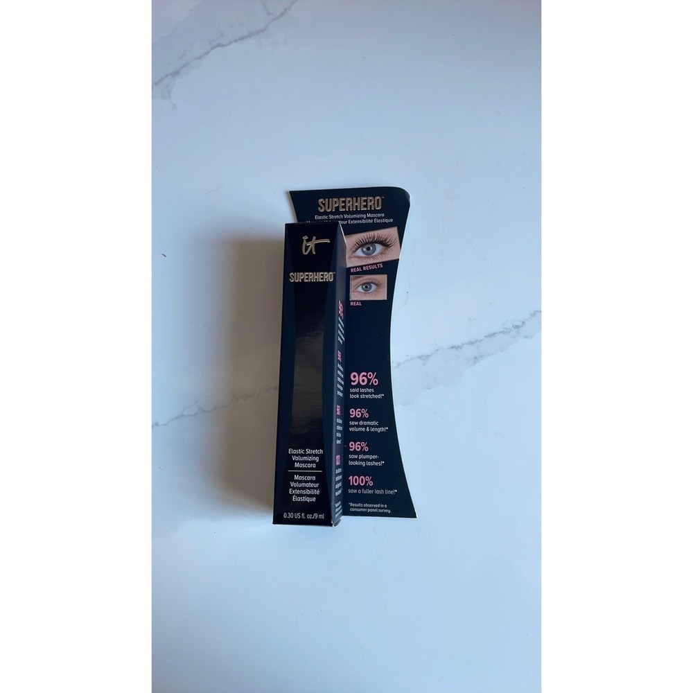 IT Cosmetics Superhero Mascara Black Full Size NIB